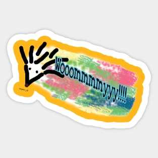 Hedgie Womy Sticker